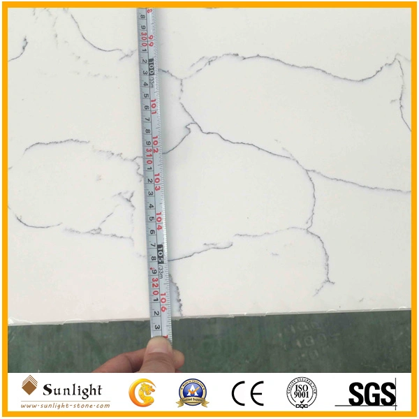 Artificial Quartz Stone Pure Color/ Mirror/Diamond/Shell/Glass Quartz Stone Slabs